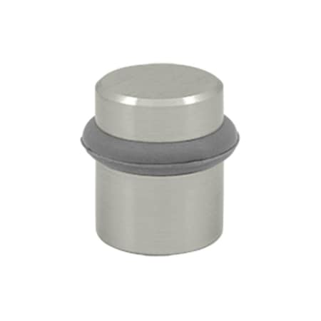 Patioplus 1.5 in. Round Universal Floor Bumper, Satin Nickel - Solid PA560856